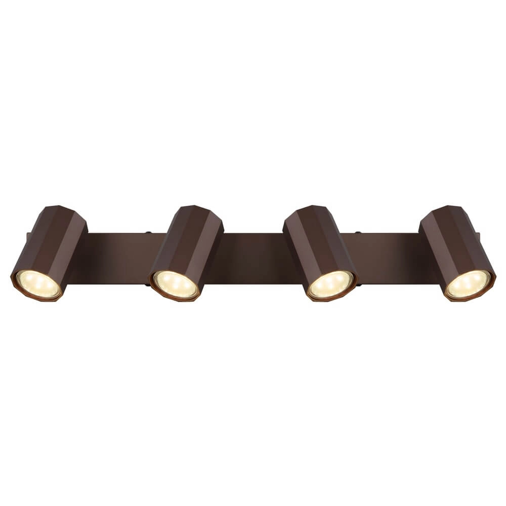 Bronze ceiling lamp James 4-light Globo 9007371456888