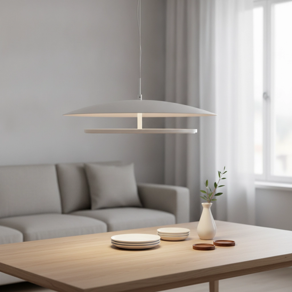 Design pendant lamp Olos white Ø 50cm