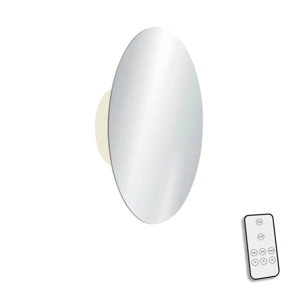 Design wall lamp Akku Puntua Ø 25cm chrome Paul Neuhaus 4012248375839