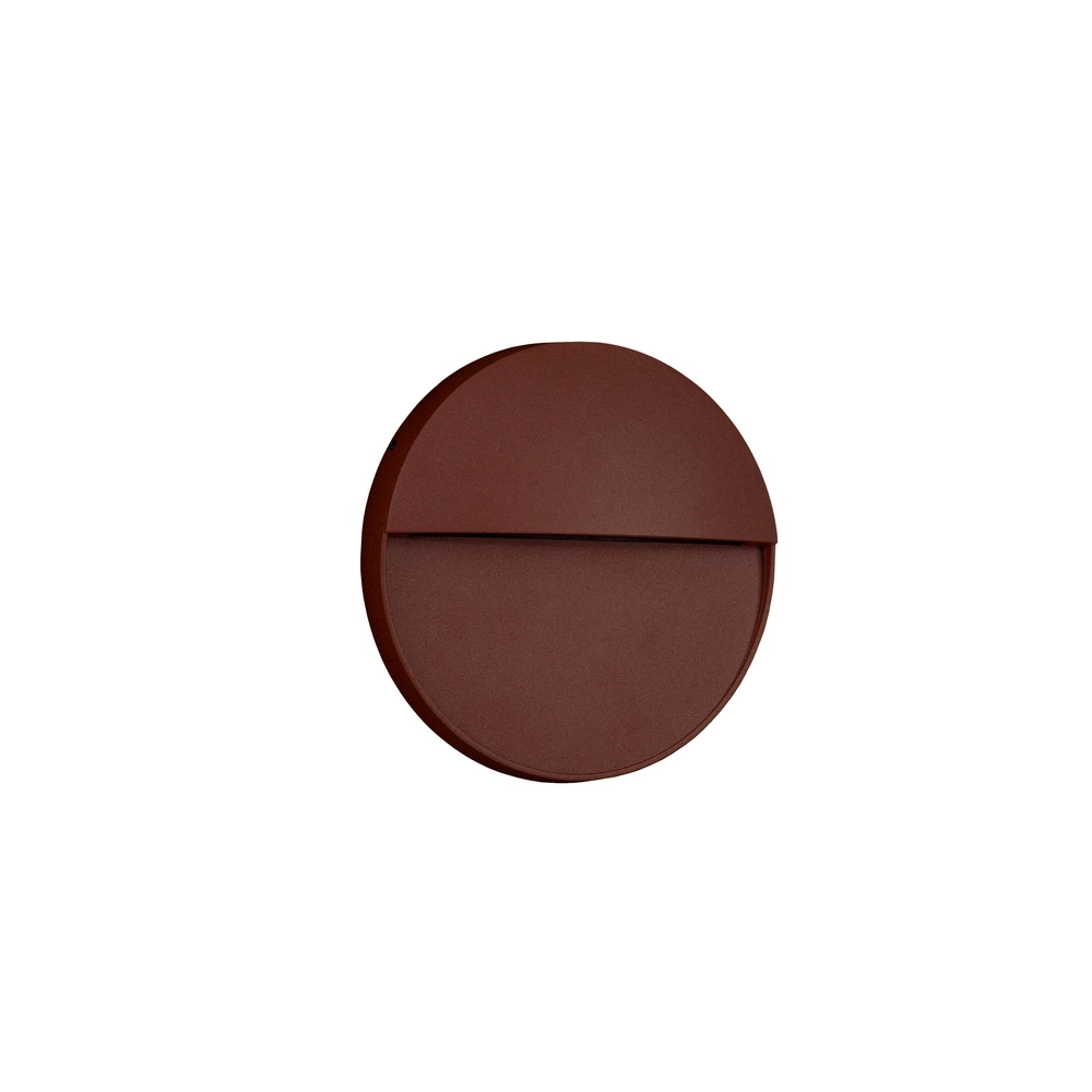 Round wall lamp Rodix Rusty brown Lyora 5212017478917