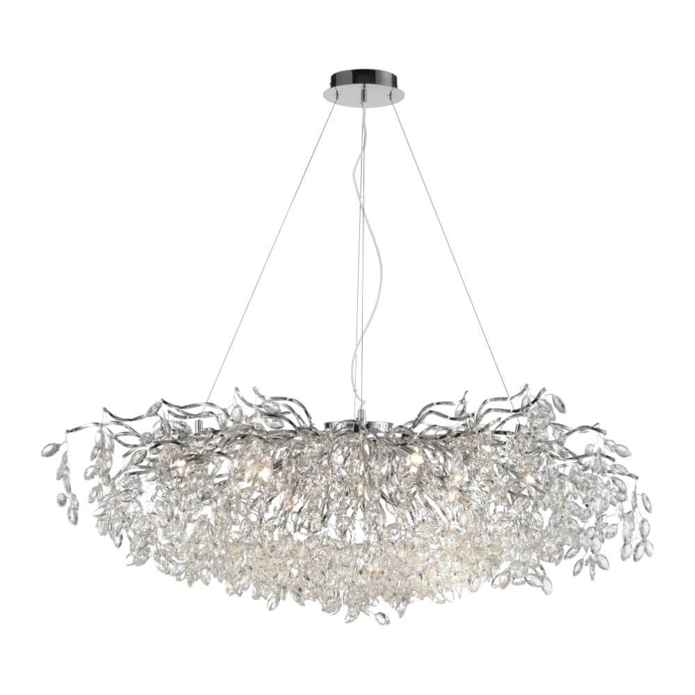 Chandelier Ricicle 120cm chrome Paul Neuhaus 4012248382080