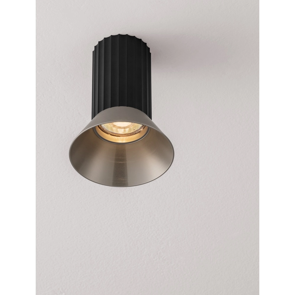 Ceiling spotlight Luvia black with bronze Lyora 5212017475503