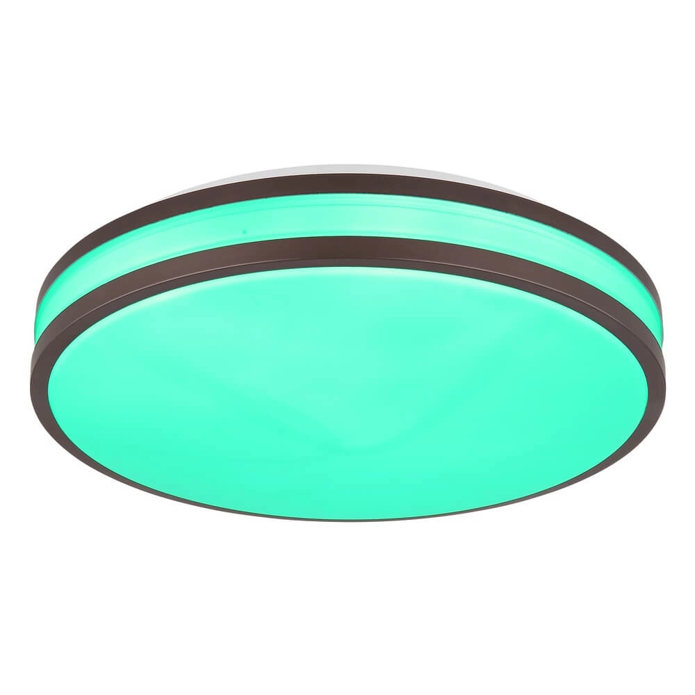 Ceiling light Betha brown Ø 34cm Globo 9007371453825