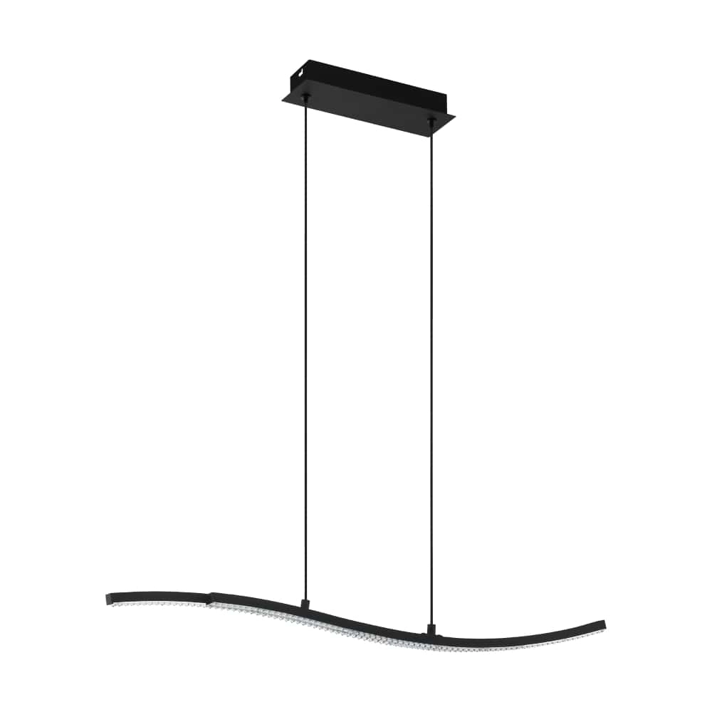 LED hanging lamp Lejias black