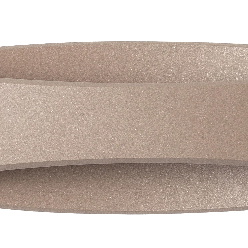 Sleek wall lamp Medusa 25cm sand brown Highlight 8718379050695