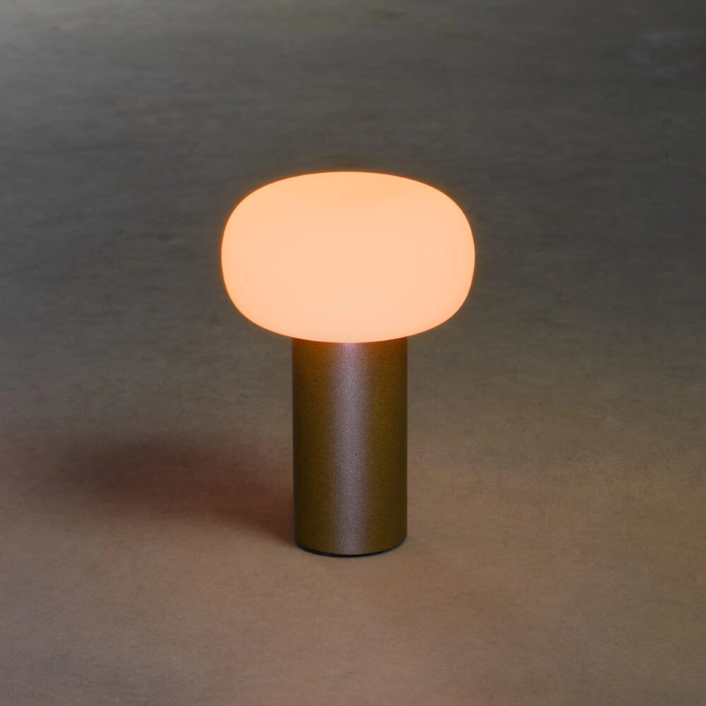 Rechargeable table lamp Antibes rust brown KonstSmide 7318308269726