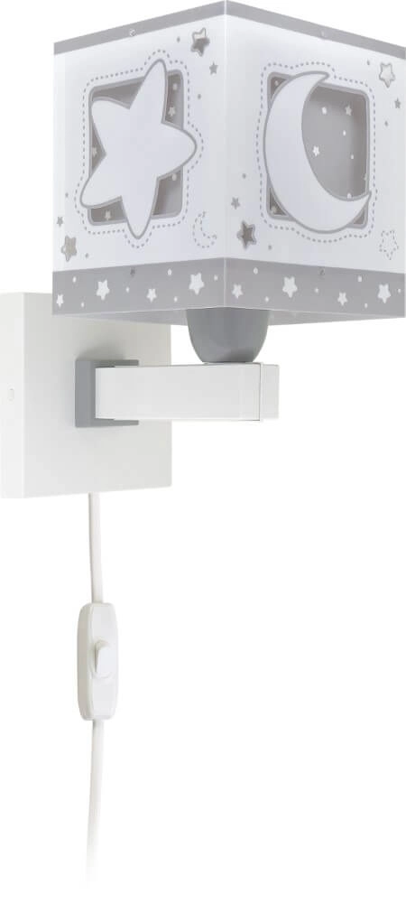 Gray wall lamp Moonlight for children's room Dalber 8420406632391