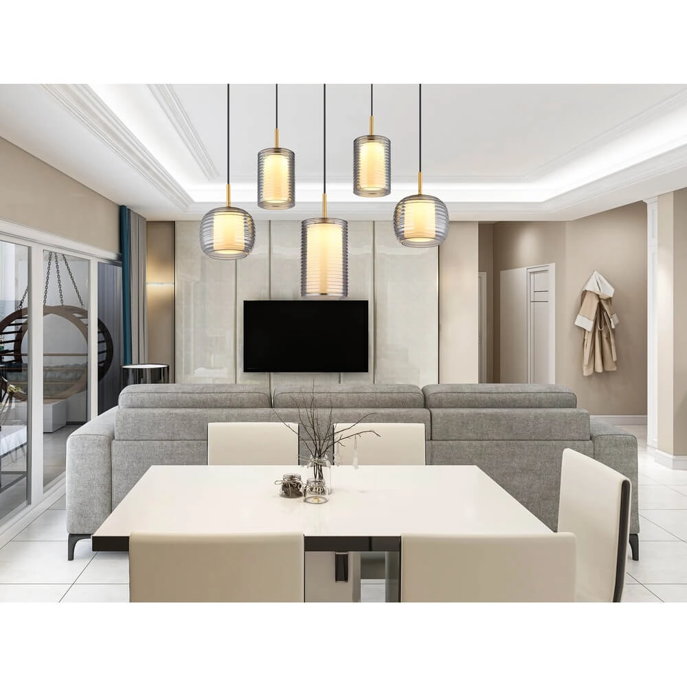 Pendant lamp Lampigna 5-light Globo 9007371449880