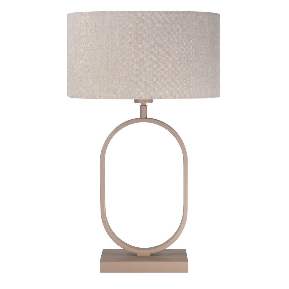 Table lamp Verona sand brown 48cm