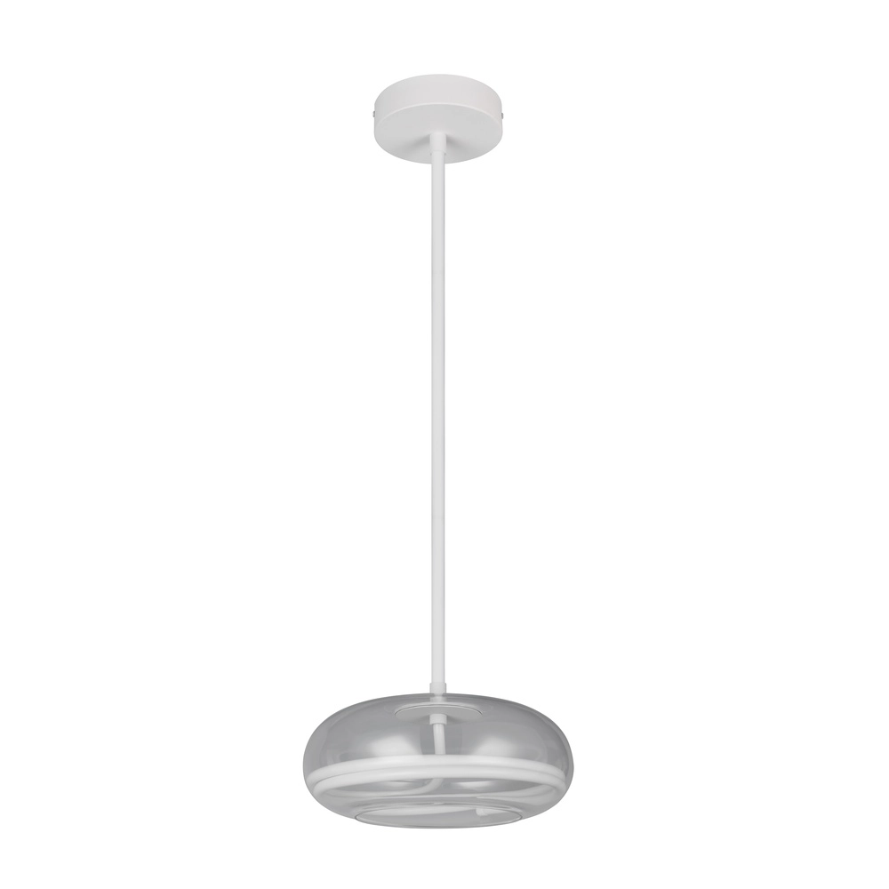 Design pendant lamp Tarsia white Ø 40cm Trio 4017807683325