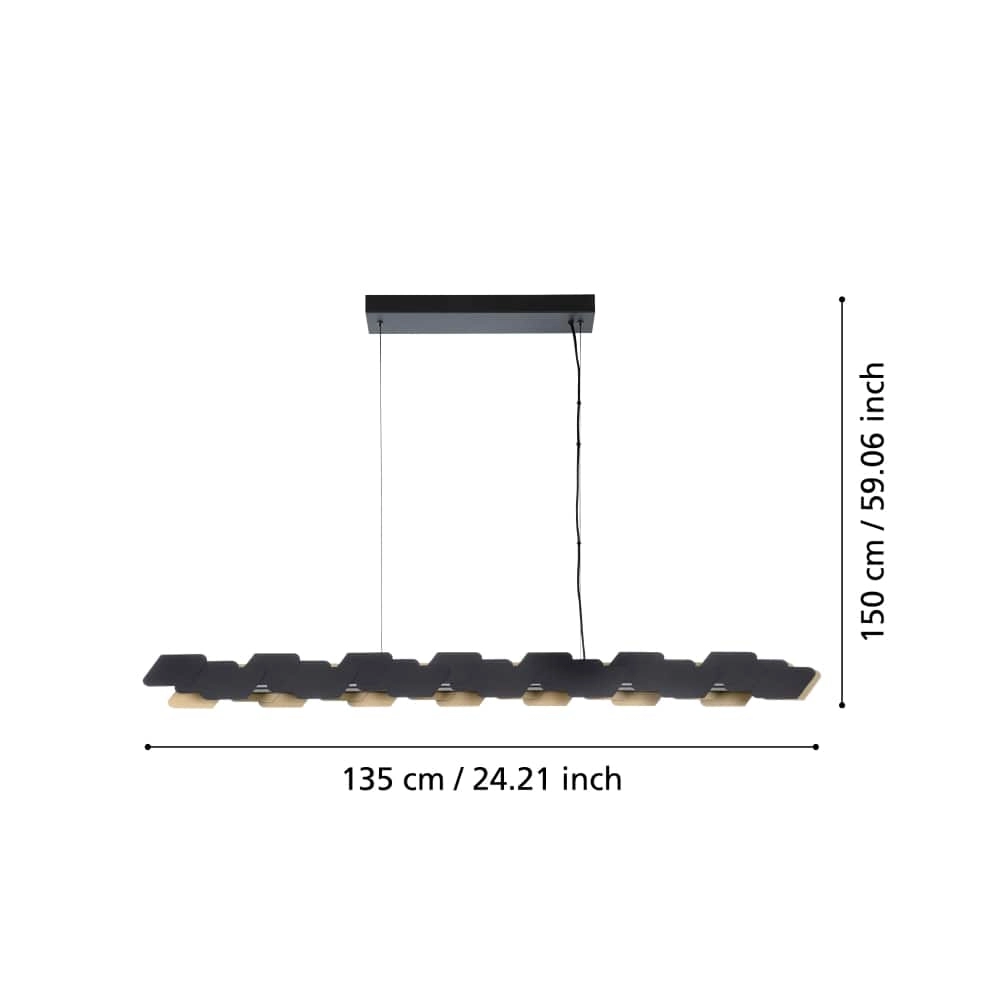 Office hanging lamp Altagracia 135cm Stars of Light 9008606220991