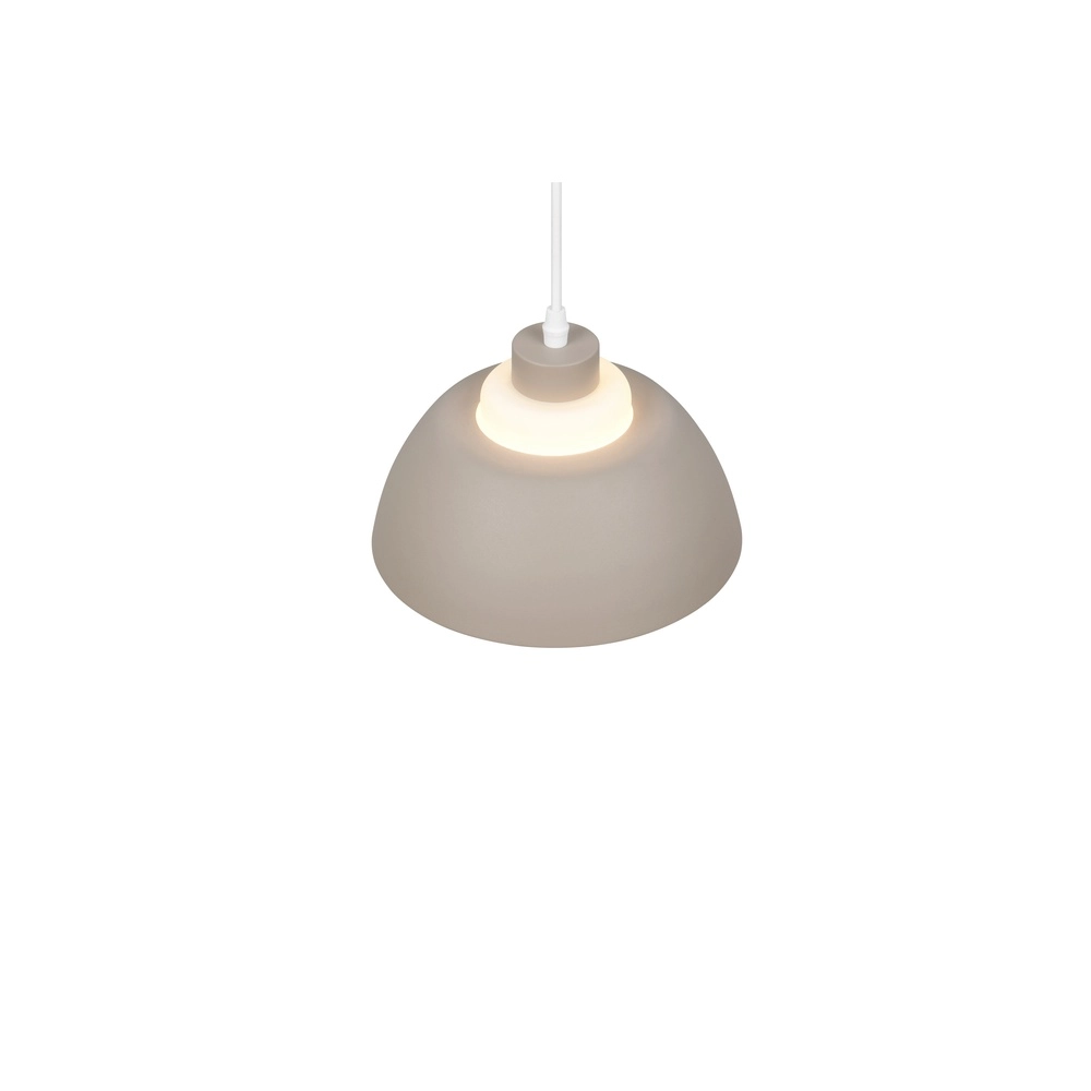 Design pendant lamp Tilos sand brown Ø 23cm Trio 4017807690088