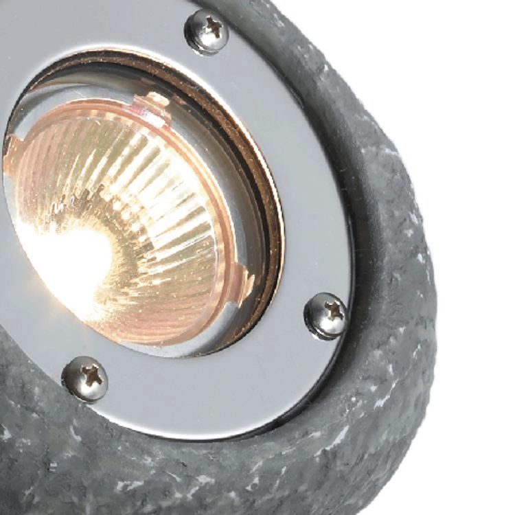 LED garden spot Lapis 12V 3w - 3000K cobblestone stone gray GardenLights 5907800855999