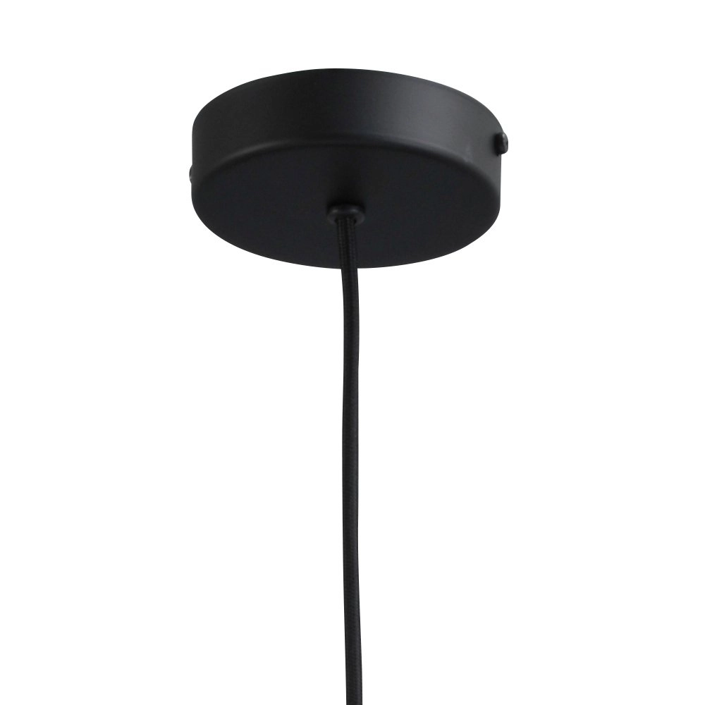 Black hanging lamp Diamond 18cm with clear glass Masterlight 8718121259161