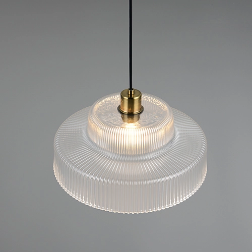 Classic pendant lamp Abella transparent glass Trio 4017807677706