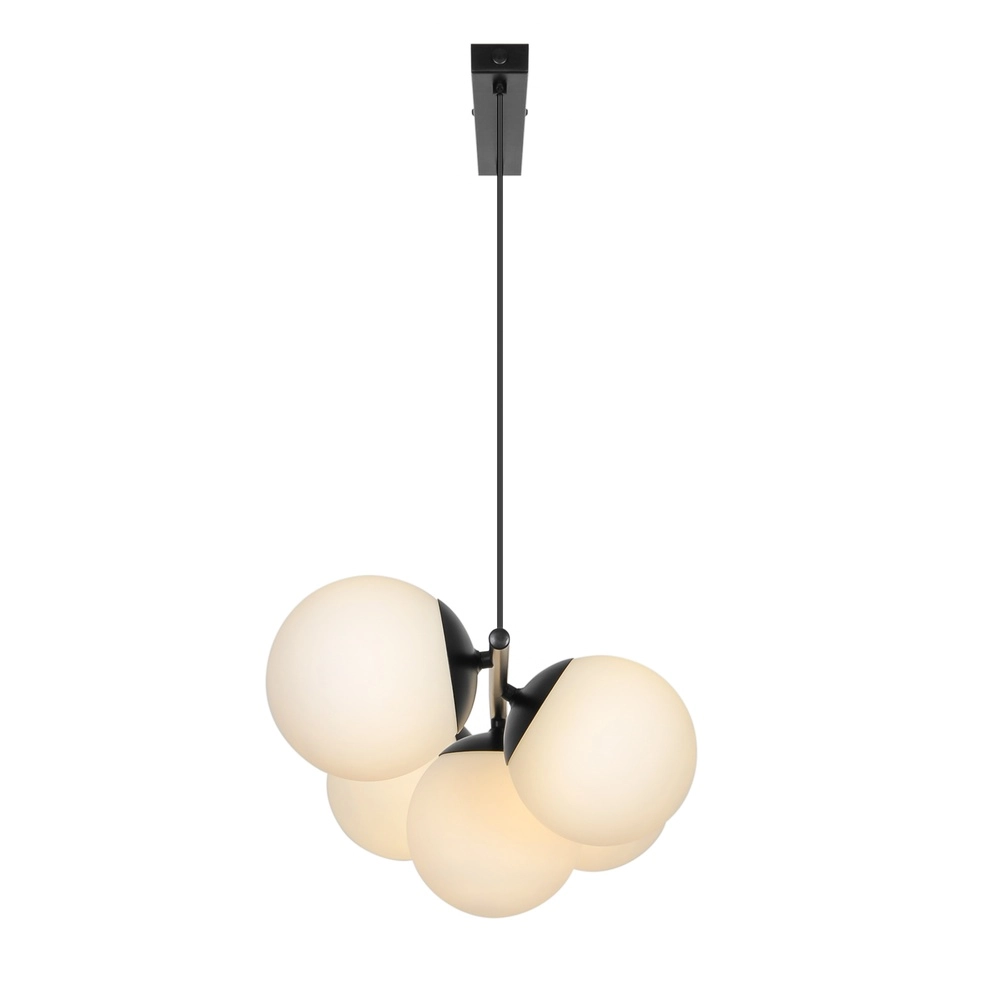 Scandinavian pendant lamp Lilly black and white Nordlux 5704924027284