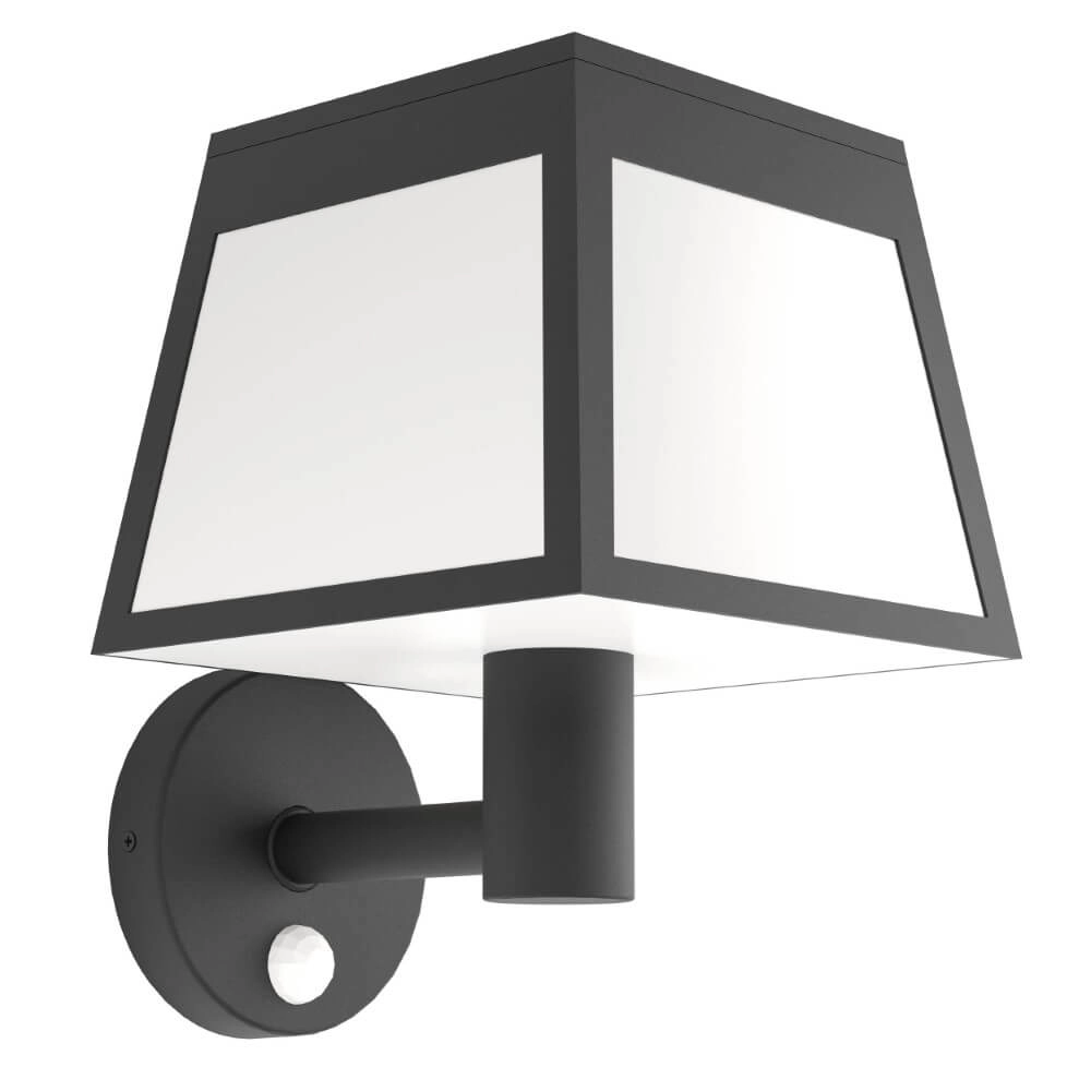Solar wall lamp Altilia black and white