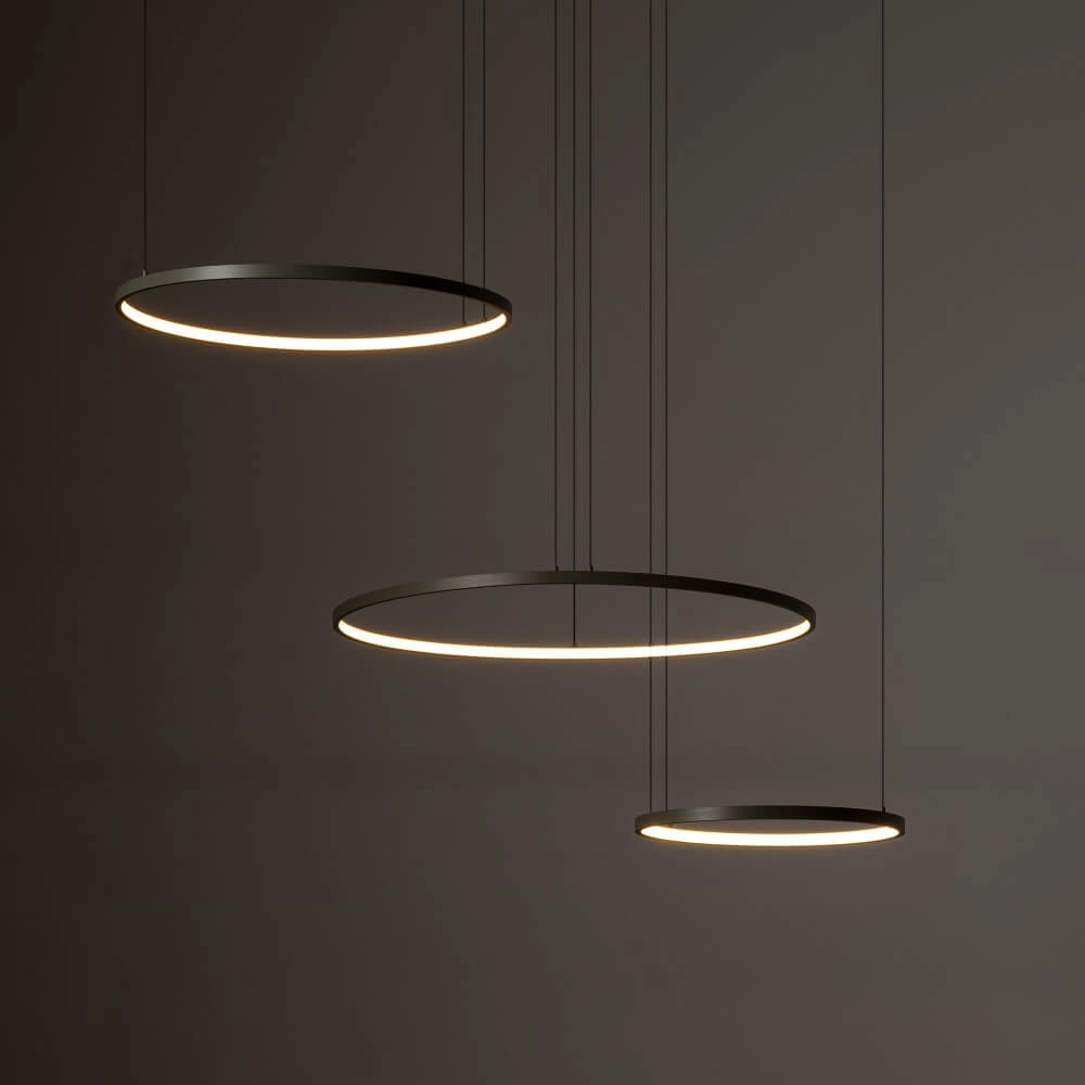 Design pendant lamp Circolo LED olive green Lyora 5903139113984