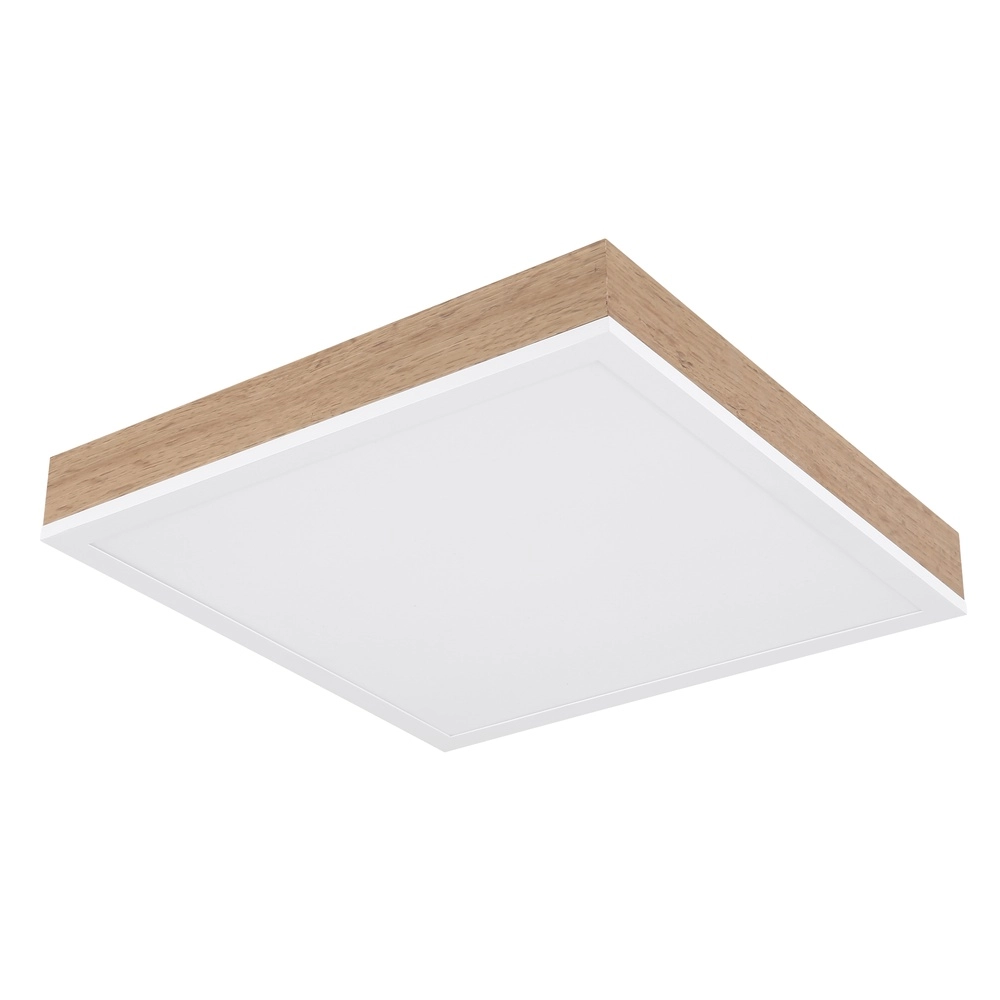 Design ceiling lamp Doro 30 x 30cm wood Globo 9007371457151