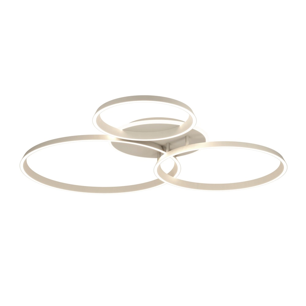 Modern ceiling lamp Girifalco sand brown 96 x 84cm