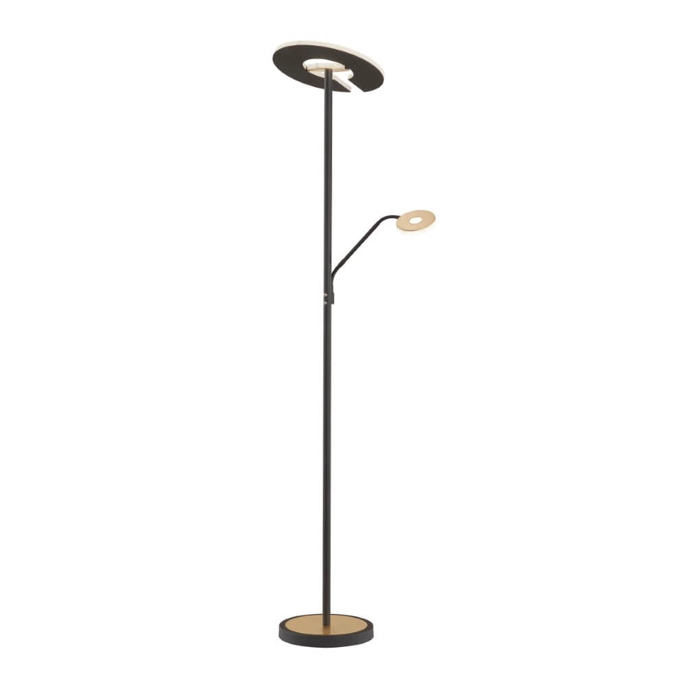 Reading lamp Dent black with gold
