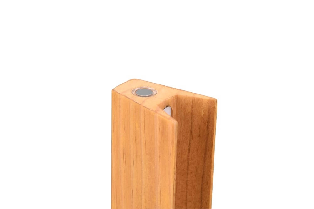 Wooden LED floor lamp Kerala Trio 4017807542530