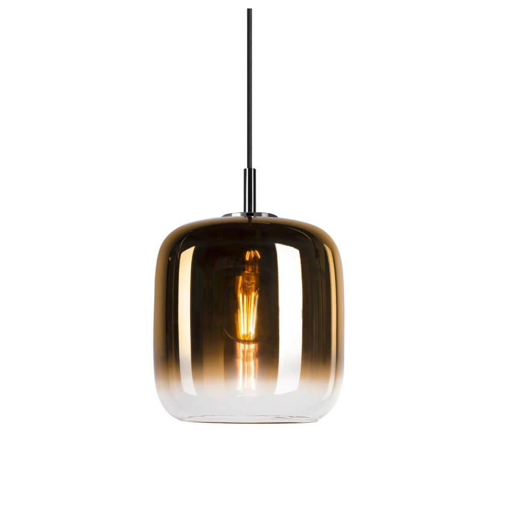 Glass pendant lamp Pantilo gold glass - Ø20cm