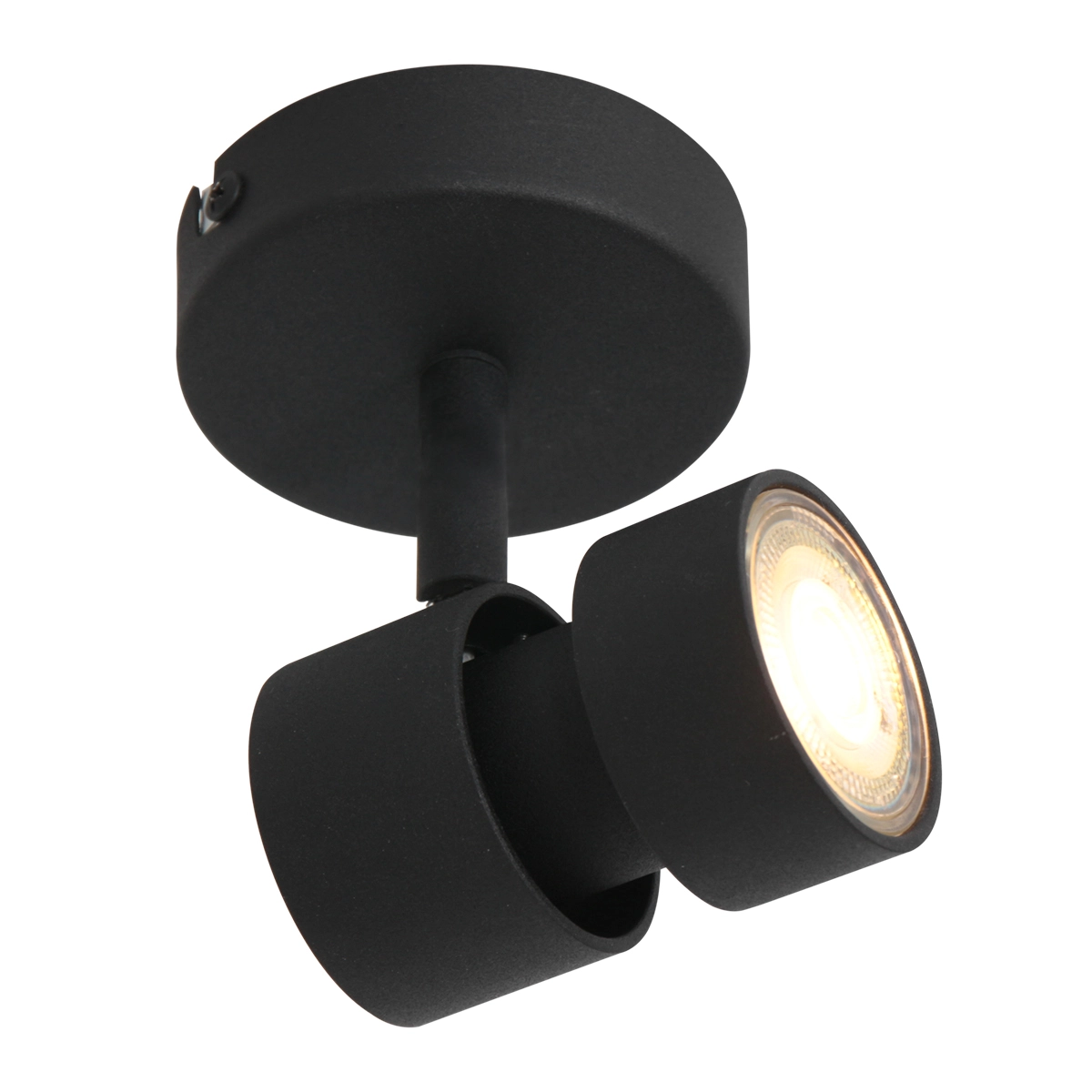 LED surface-mounted spotlight Natasja LED black Steinhauer 8712746134964