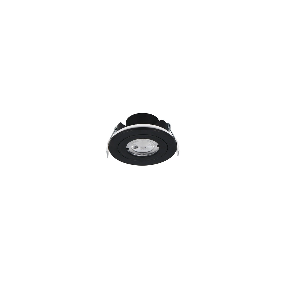 Recessed spotlight Lamont black 4000K