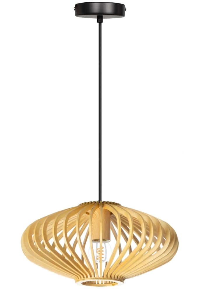 Wooden pendant lamp Tess design