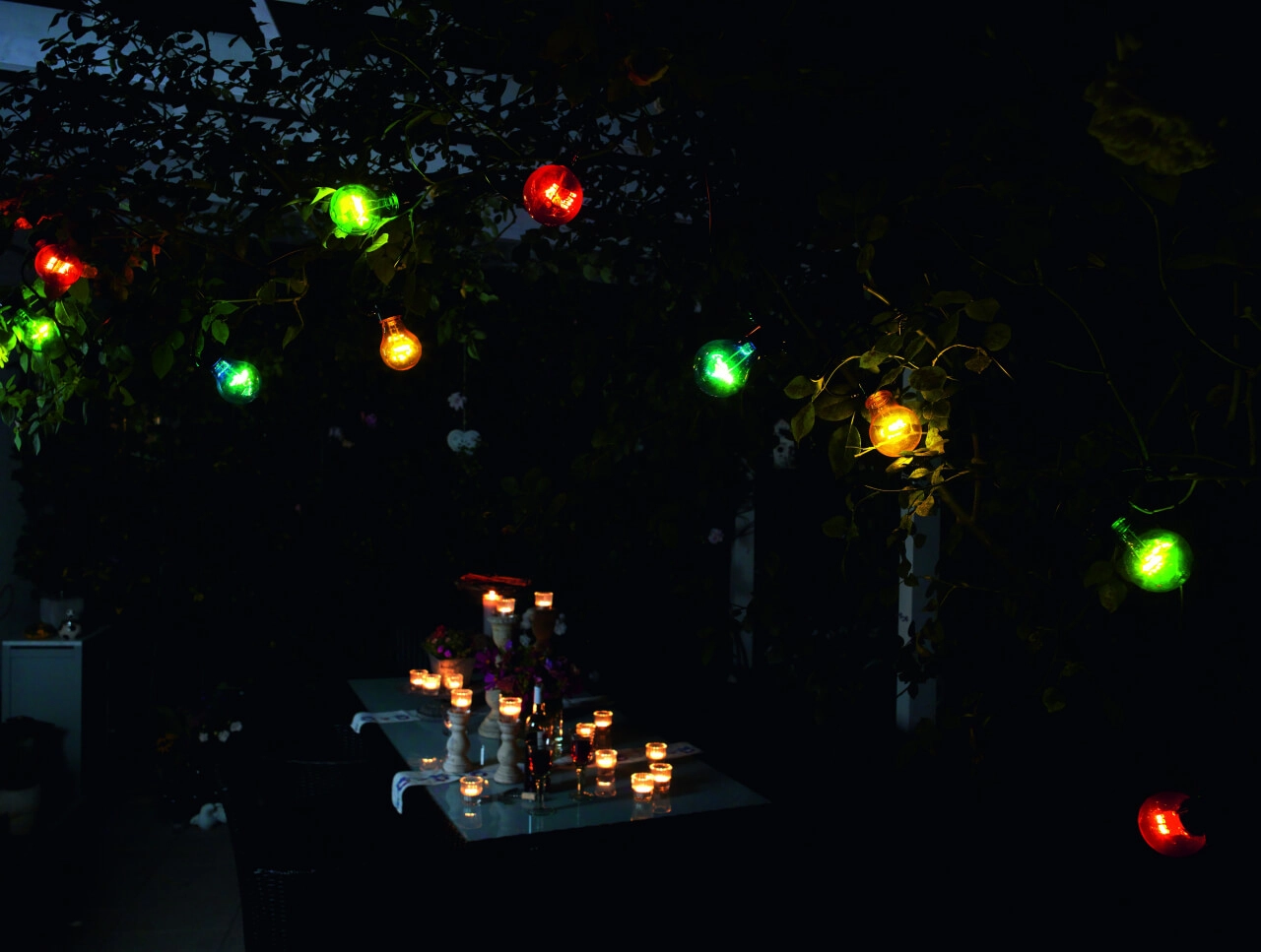 Partylight Light chain with 20 colored lights KonstSmide 7318302379506