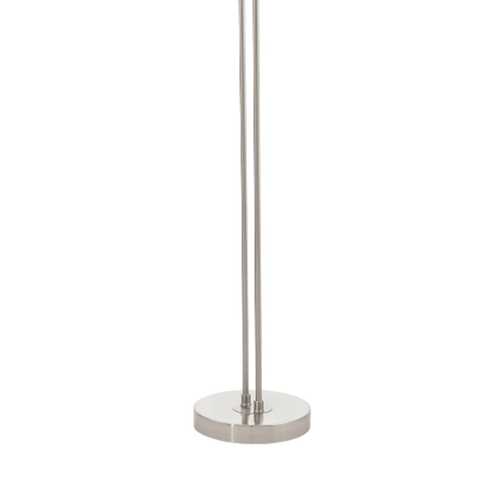 Floor lamp with reading lamp Baya matt chrome Eglo 9002759938741