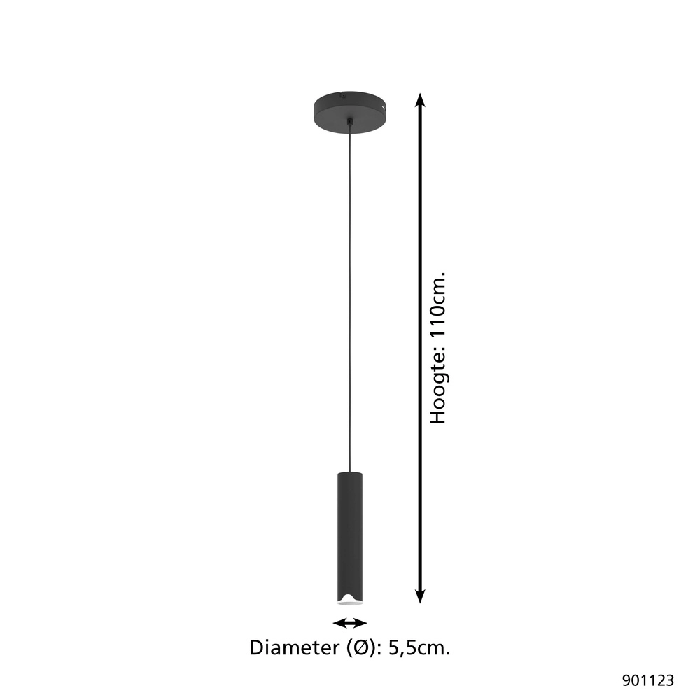 Zigbee pendant Balamorta-Z LED - Black Eglo 9008606312849