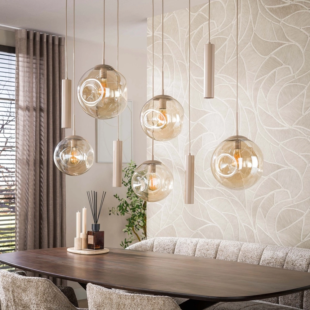 Design plafondlamp Stellar sienna bruin Lyora 8716803515093