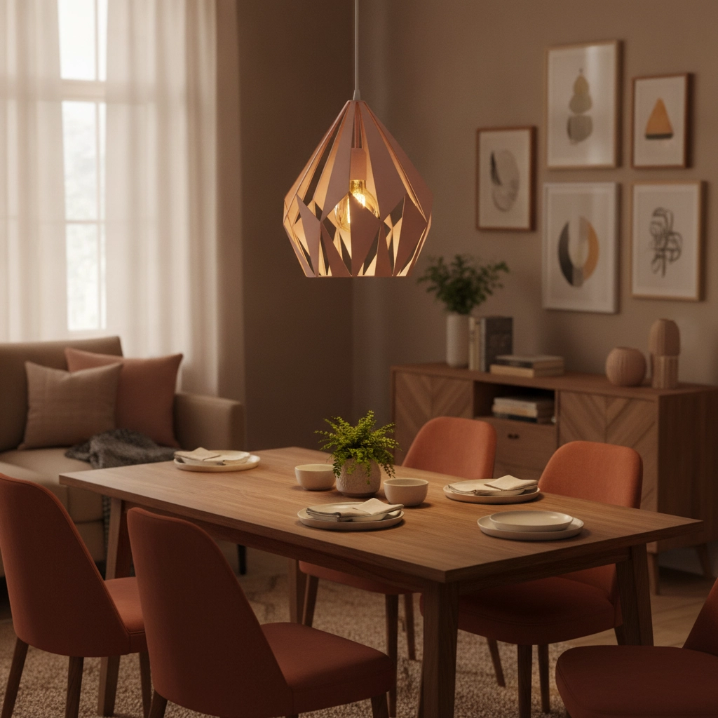 Pendant lamp Carlton-P Pastel pink