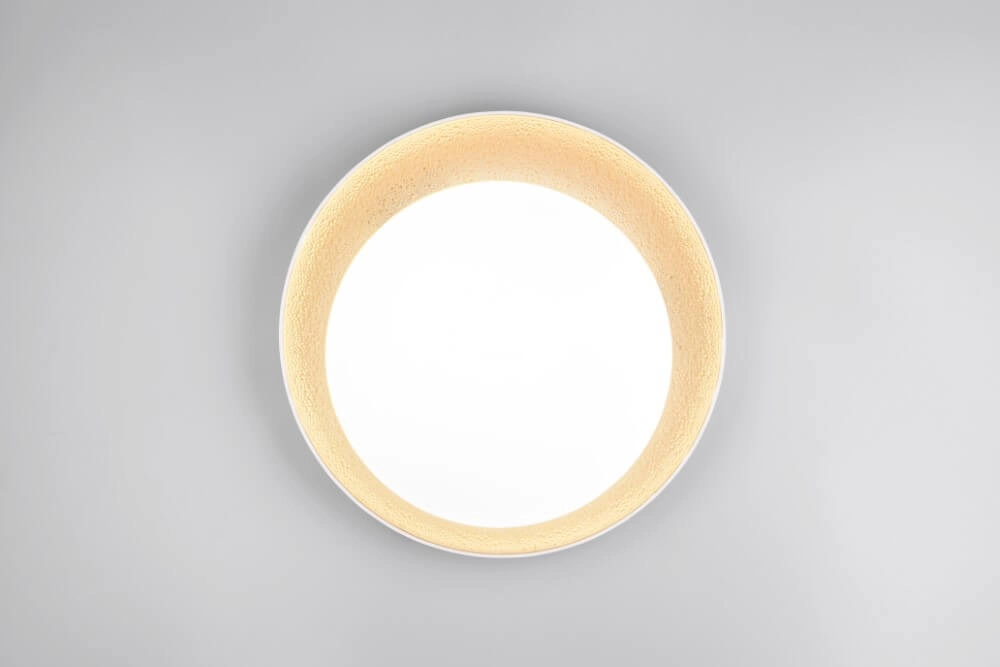 Beautiful LED ceiling light Aleta Ø 45cm - gold Trio 4017807616750