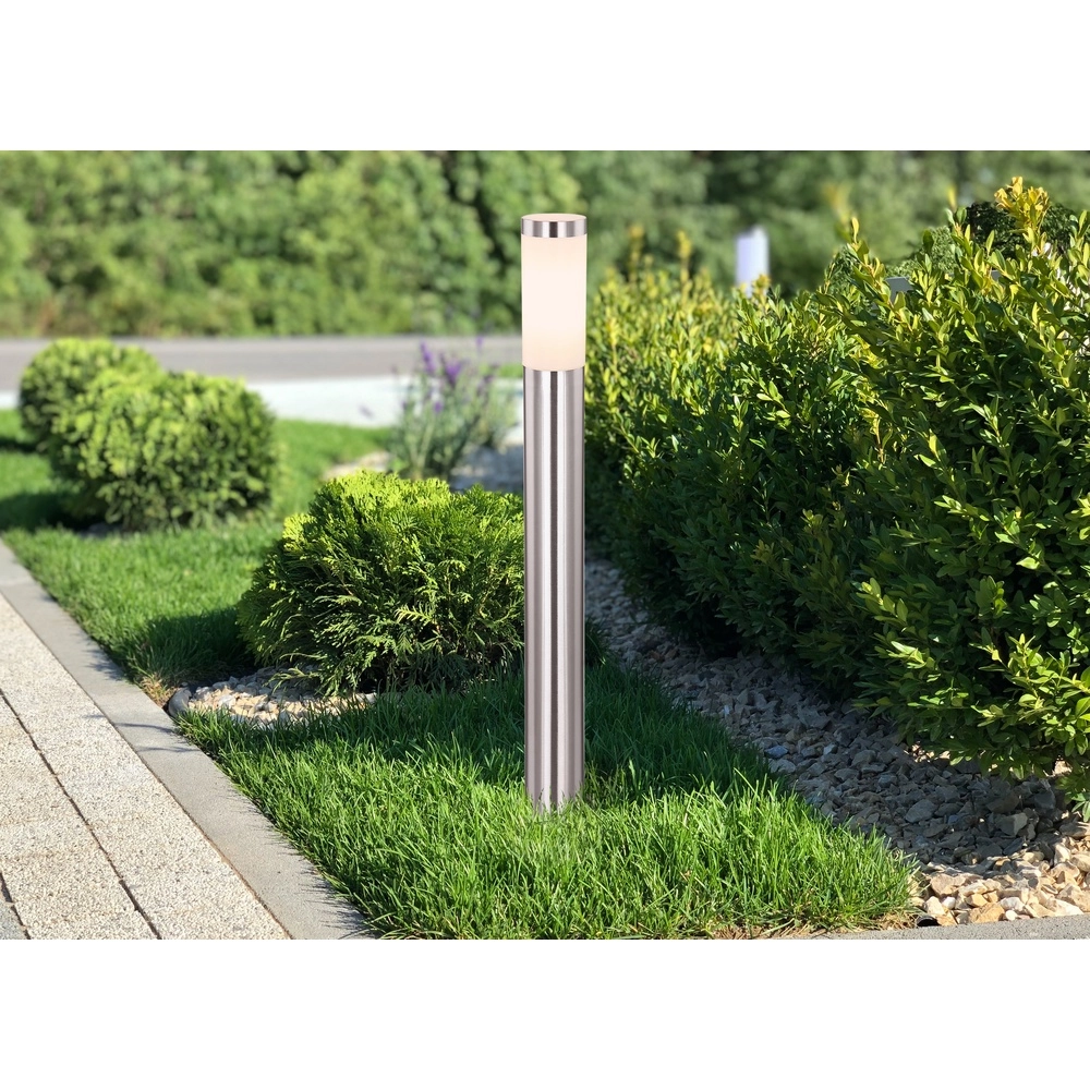 Path lighting Boston Stainless steel with white Globo 9007371399437