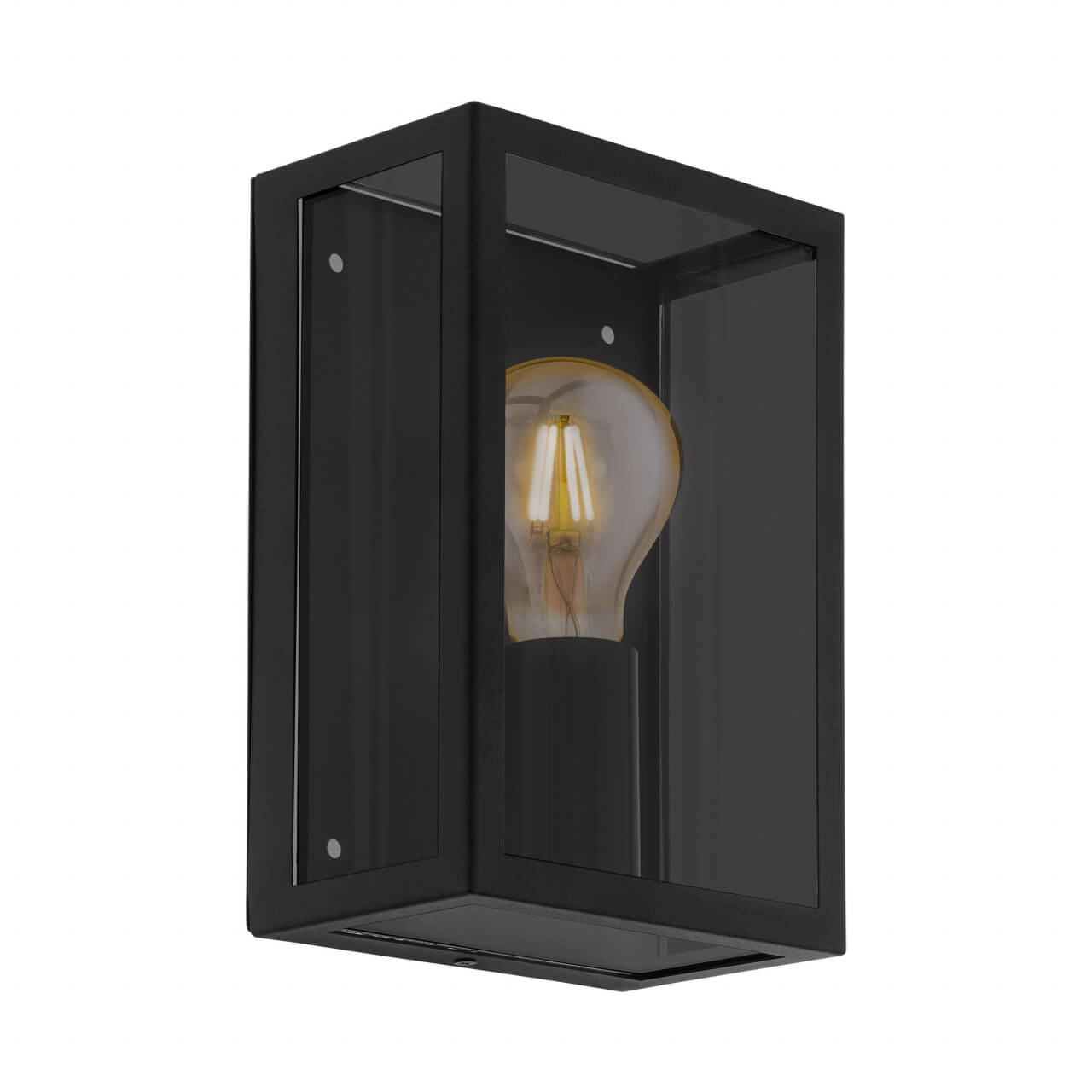 Black outdoor lamp Almonte Smoke