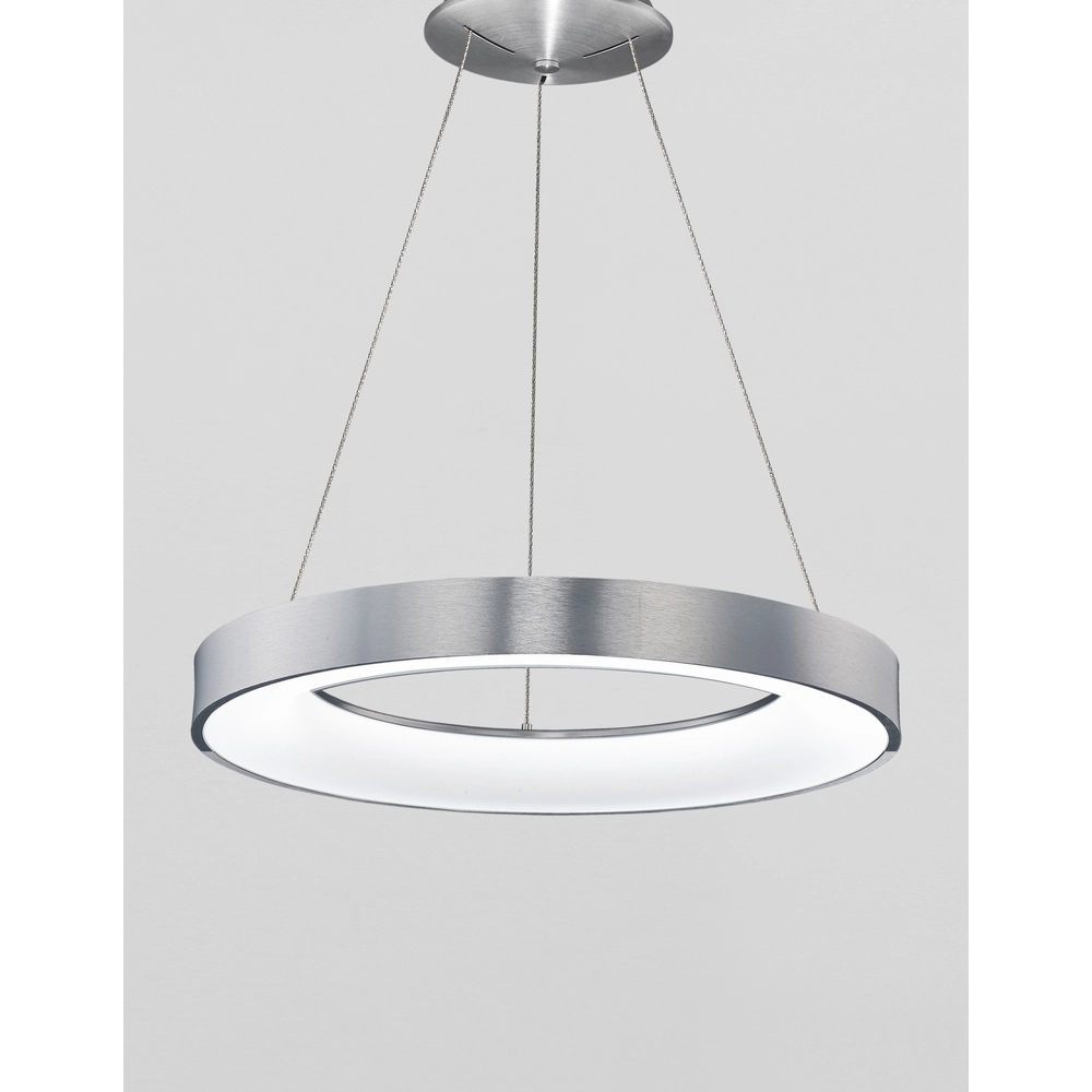 Pendant lamp Rando Thin silver grey Ø 60cm
