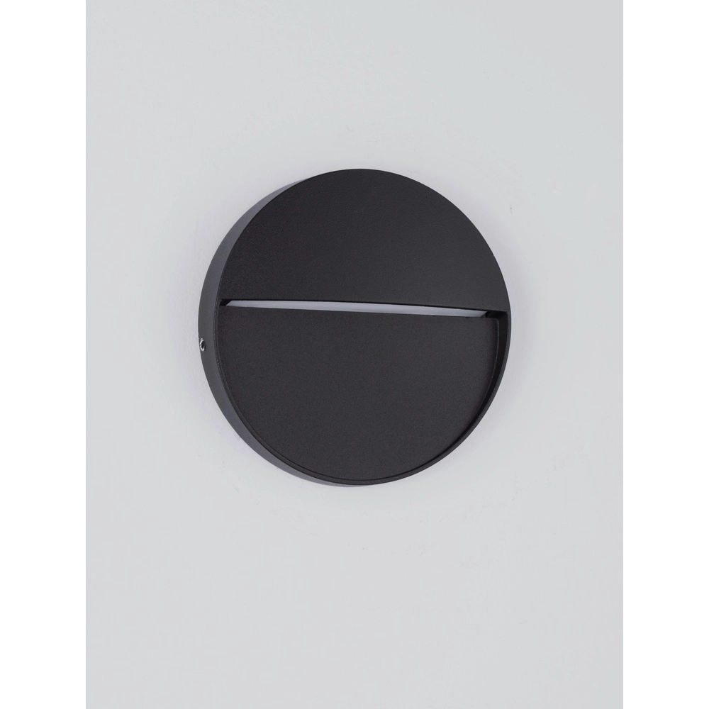 Round wall lamp Toby Design black Lyora 5212017453594
