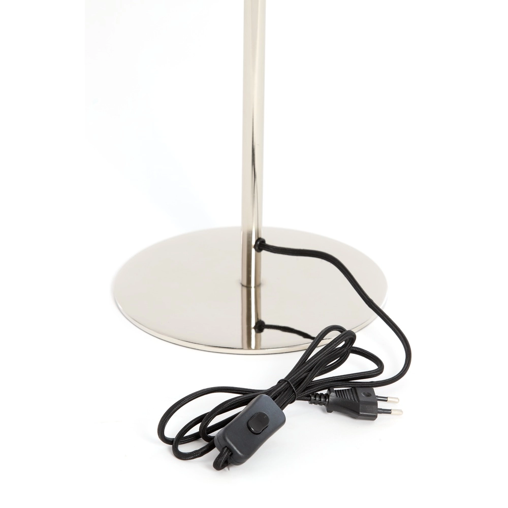 Table lamp Surin Ø 22cm - gloss nickel Light & Living 8717807743413