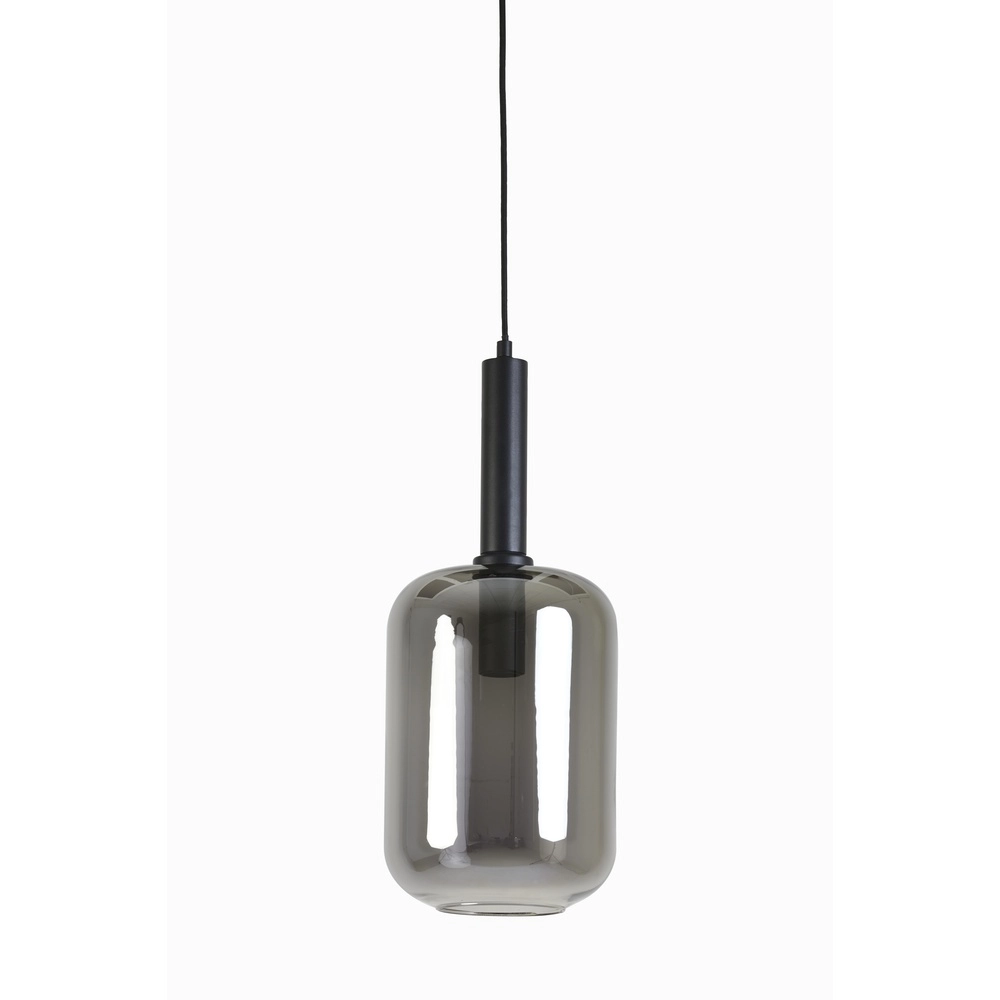 Smoke Glass Pendant Light Lekar Ø 22cm - 1x E27