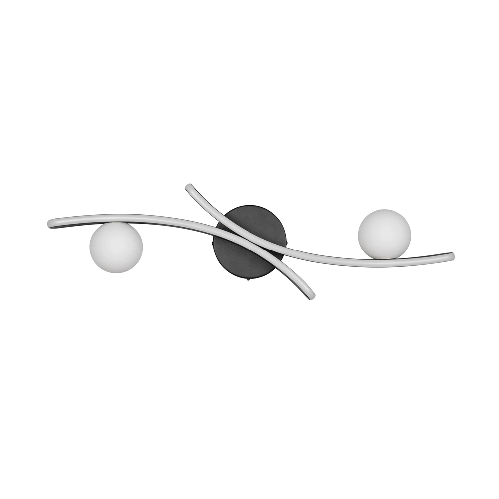 Design ceiling lamp Napoli Black Trio 4017807683455
