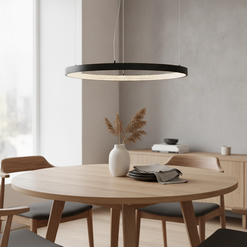 Pendant lamp Preston black Ø 80cm