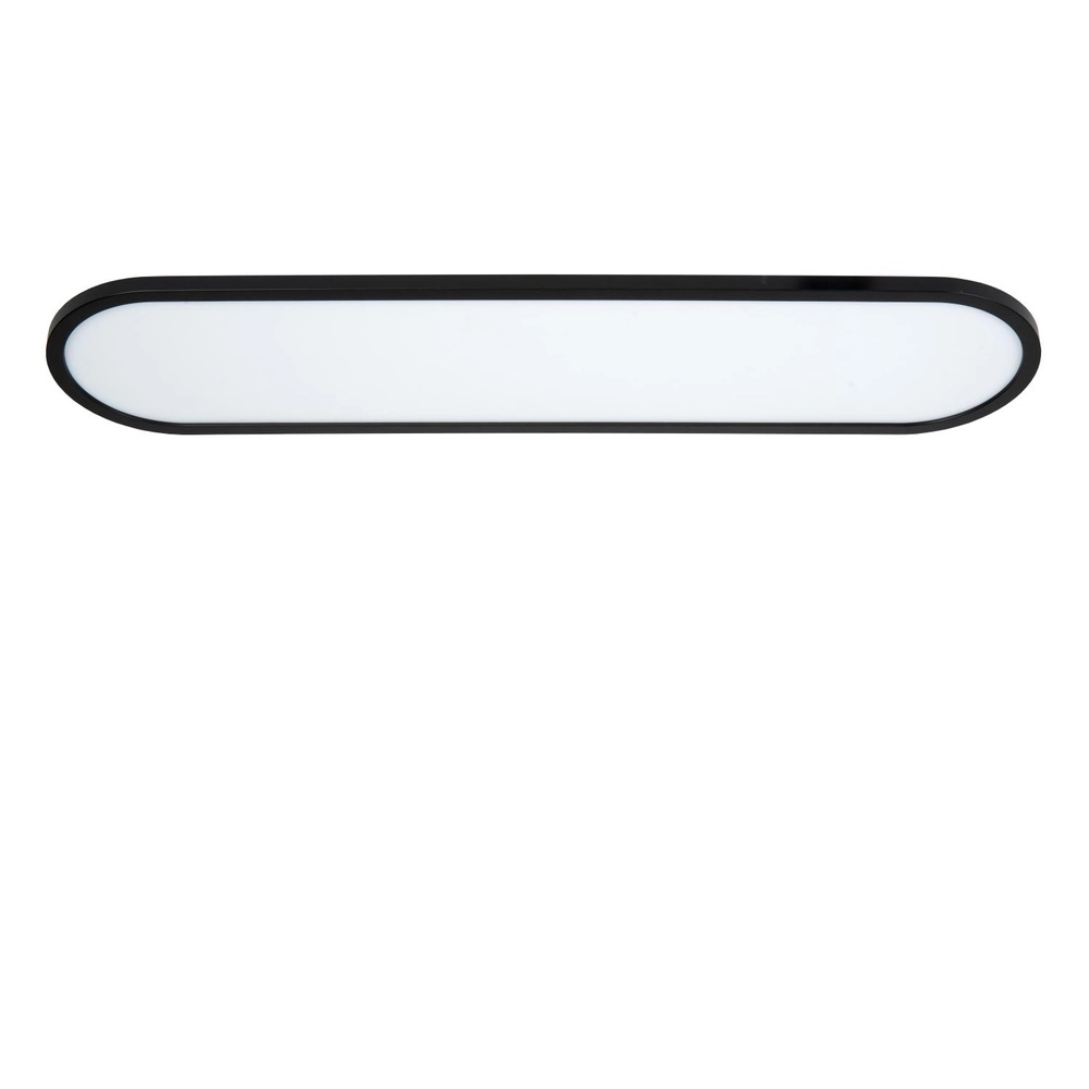 Oval ceiling light Elly black 36W