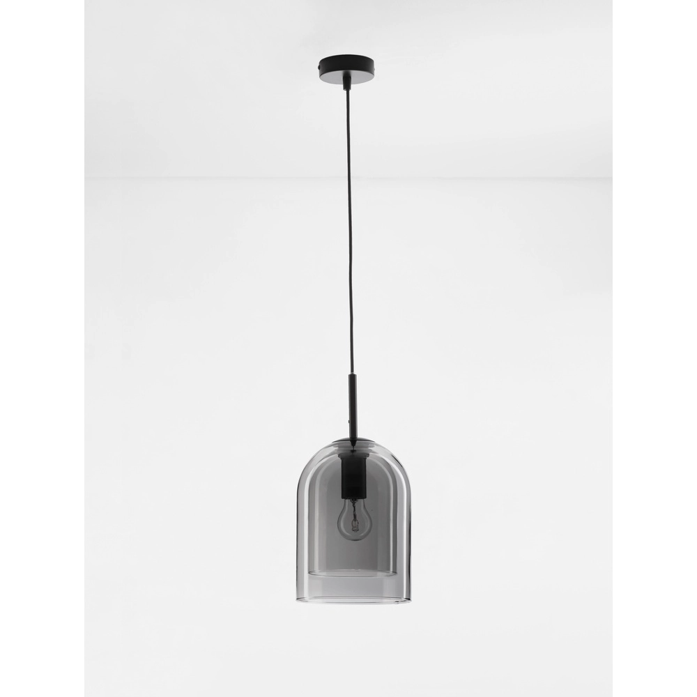 Pendant lamp Velor Single Black Lyora 5212017431172
