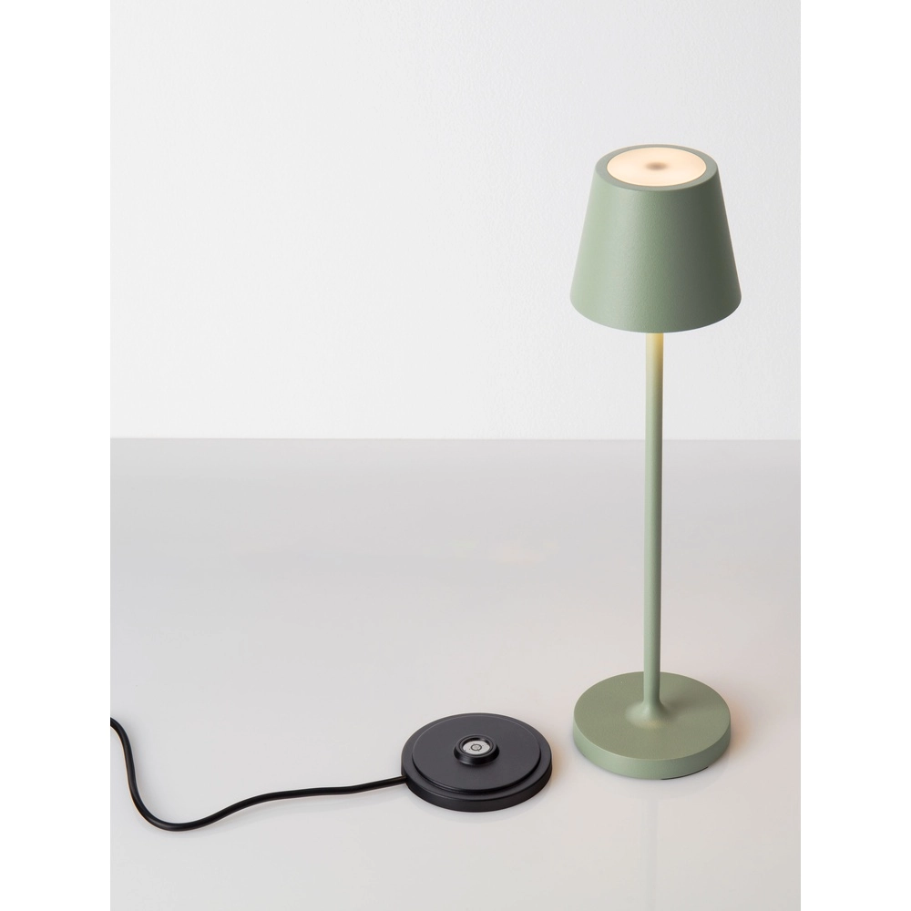 Table lamp Petit olive green rechargeable Lyora 5212017450791