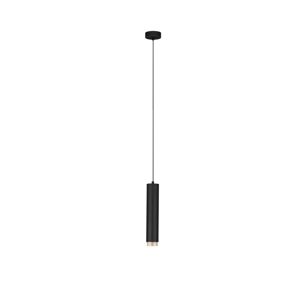 Pendant lamp Nessi black with gold Lyora 5212017475183