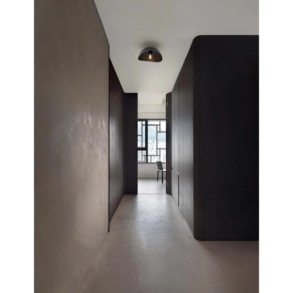 Ceiling lamp Opsi black Ø 30cm Lyora 5212017458070