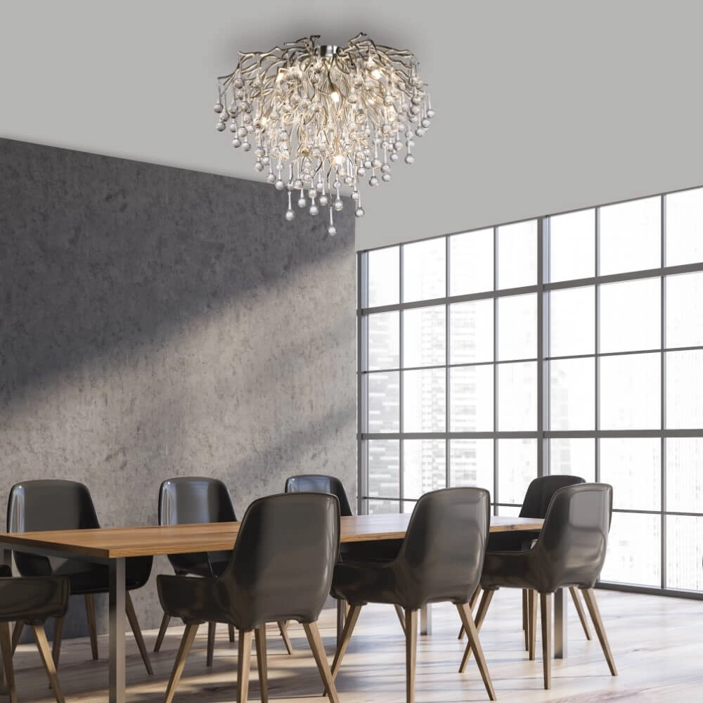 Chandelier Icicle metal 50cm Paul Neuhaus 4012248352090